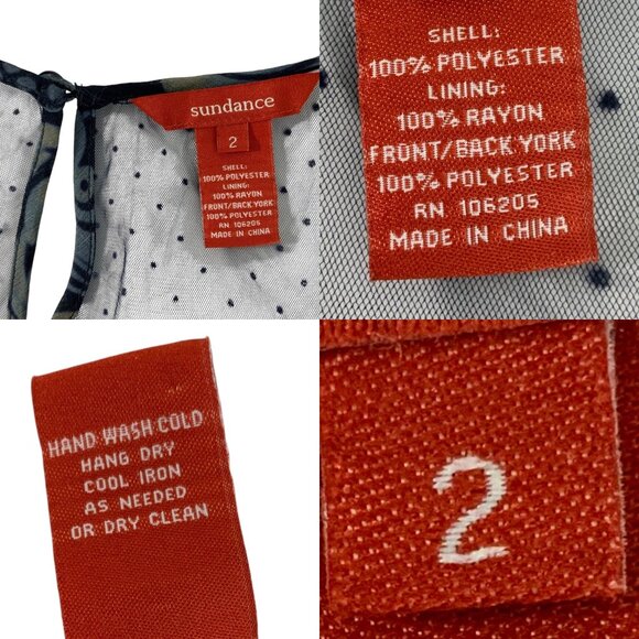 Sundance Maxi Dress 2 Blue Floral Colorblock Pleated Sleeveless Coastal Bohemian - Picture 3 of 12